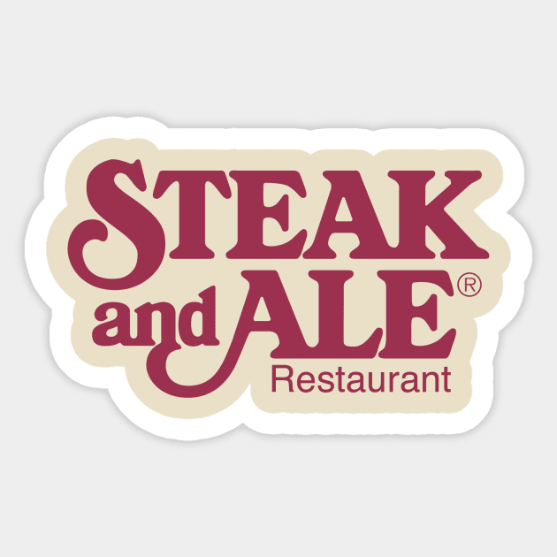 Steak & Ale Sticker by MindsparkCreative